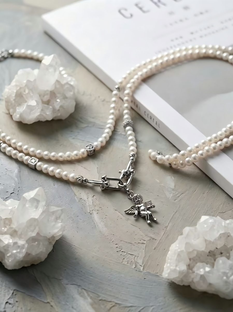 Handmade 4-in-1 Pearl Necklace - Transform Your Style