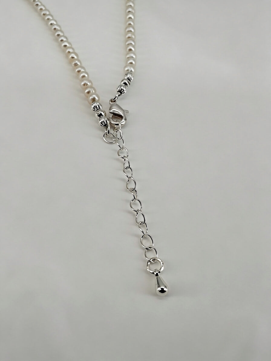 Siren’s Song Handcrafted Keshi & Freshwater Pearl Choker Necklace
