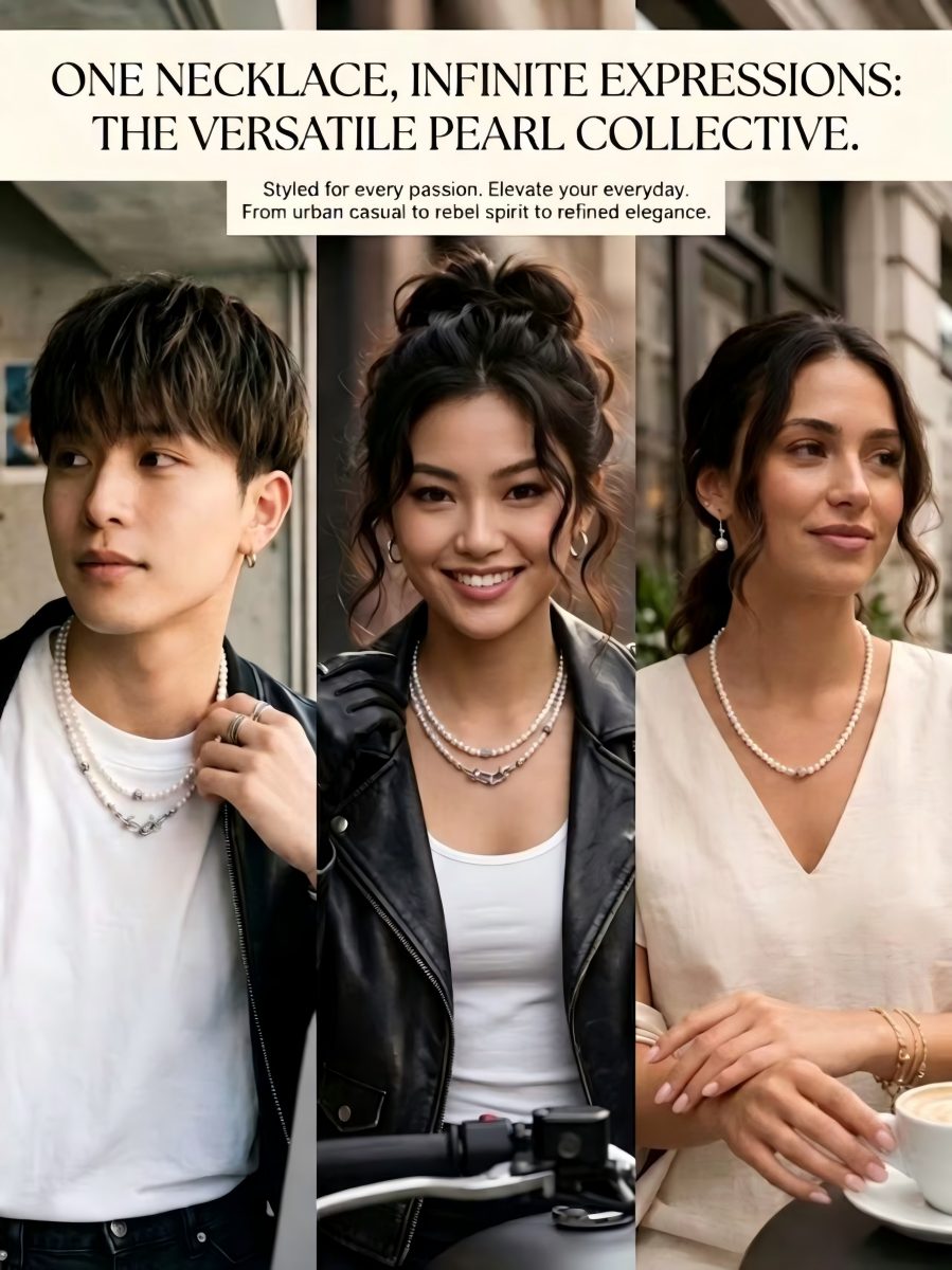 Handmade 4-in-1 Pearl Necklace - Transform Your Style