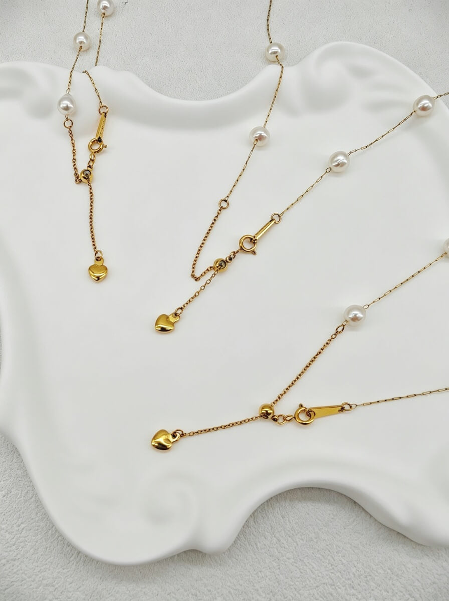 Handmade Luna Pearl Necklace - The Ultimate Layering Essential (Single Piece)