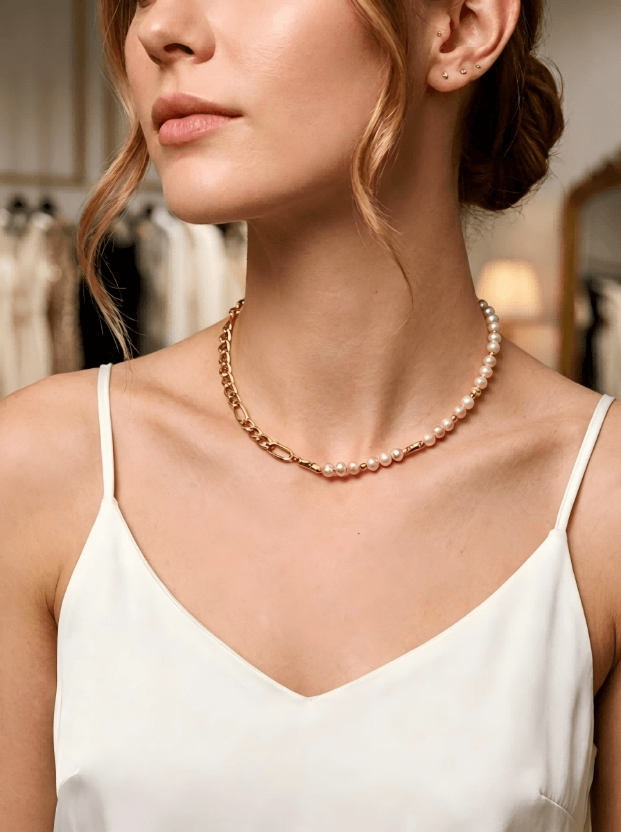 The Duo Link Mauve Pearl Strand