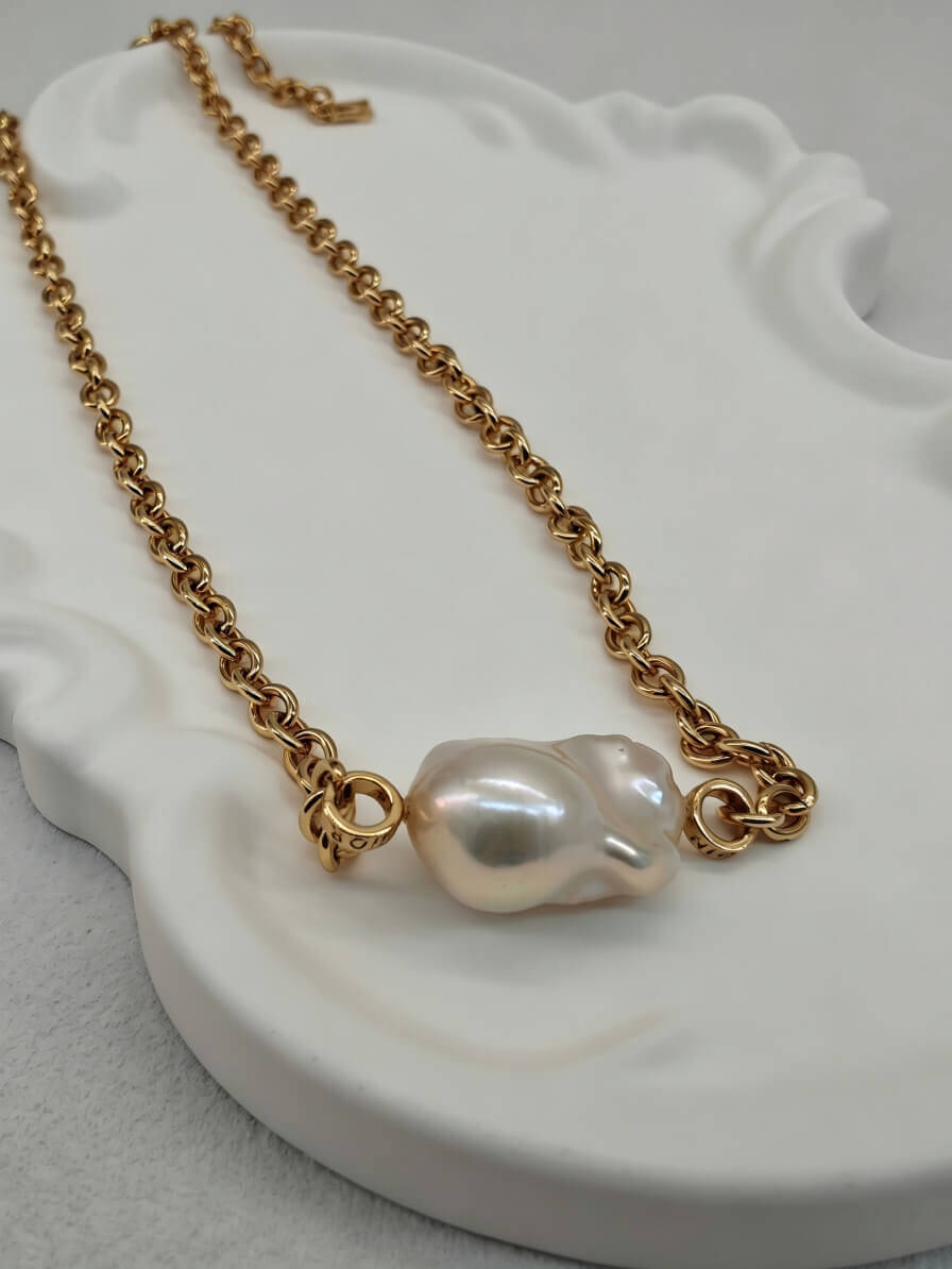 The "Amalfi" Irregular Baroque Pearl Choker