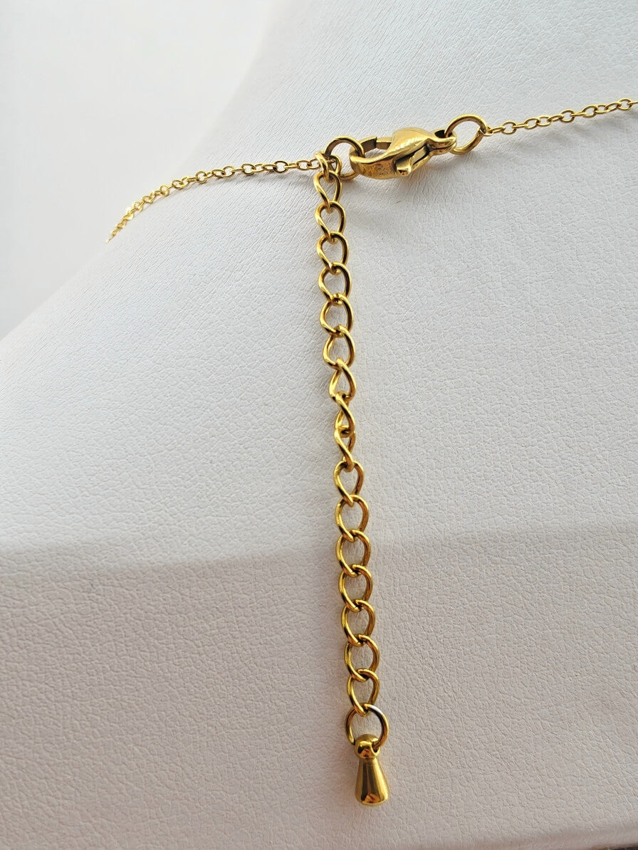 "Ethereal Ripples" Hand-Crafted Baroque Pearl Minimalist Necklace