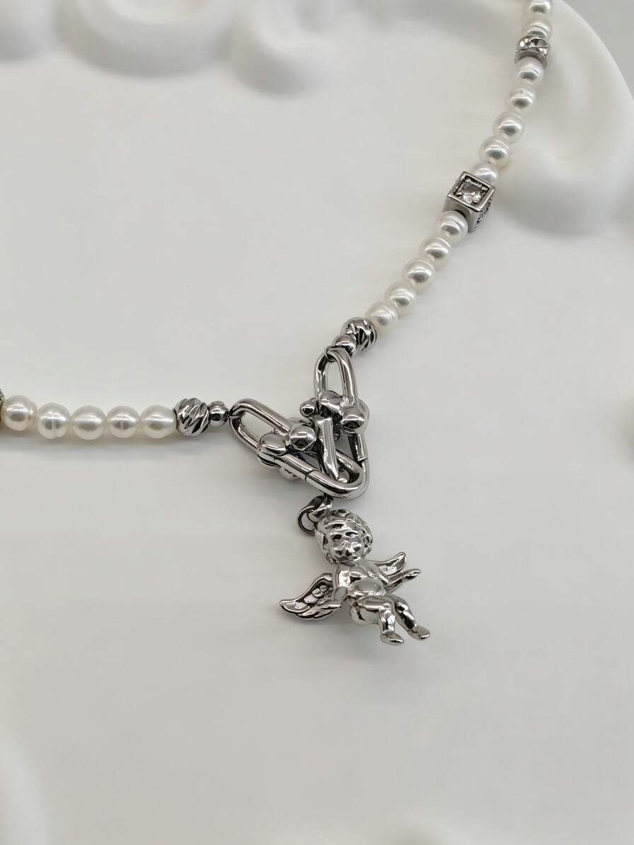 Handmade 4-in-1 Pearl Necklace - Transform Your Style