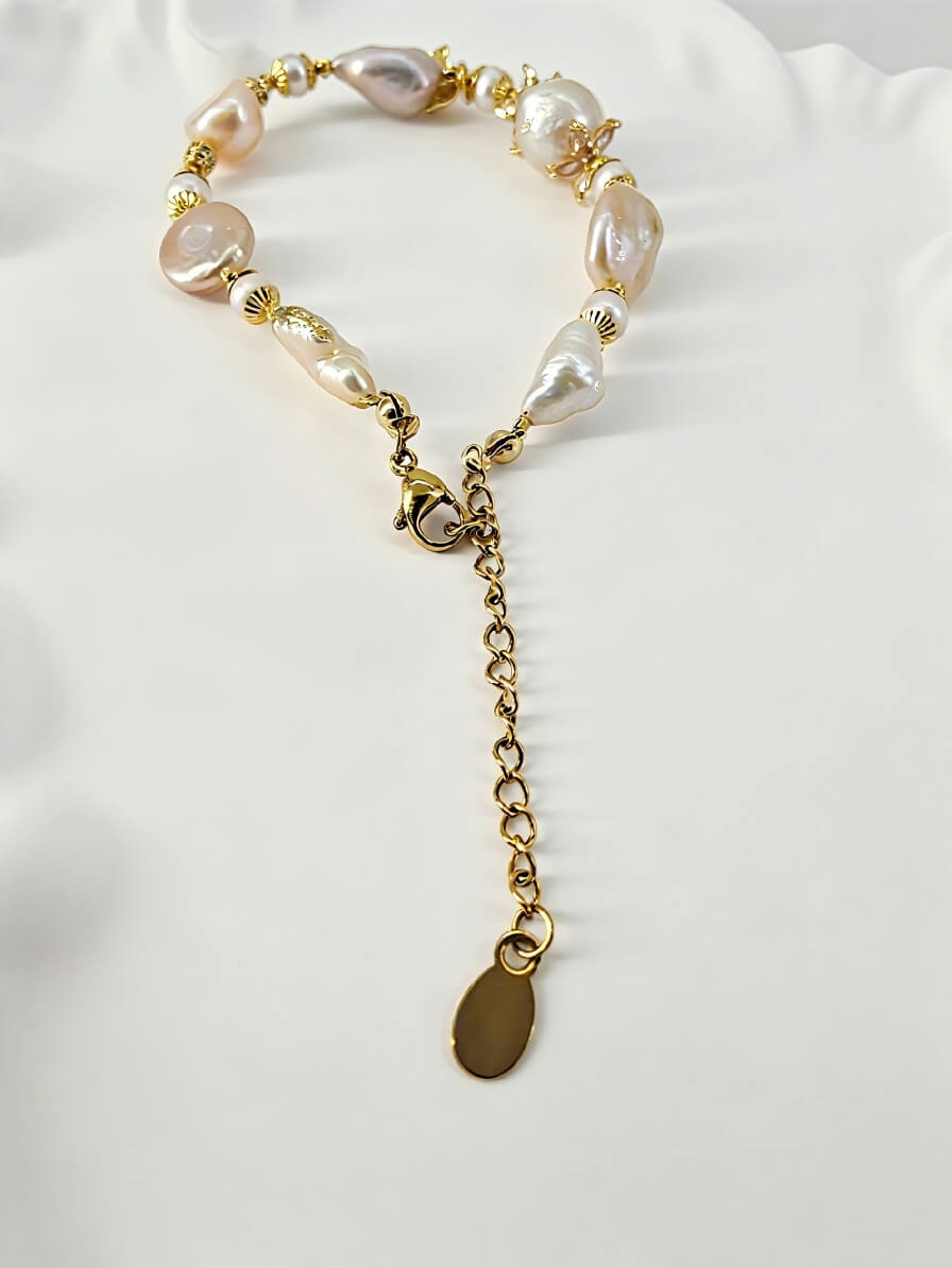 The Sweet Escape Baroque Pearl Charm Bracelet