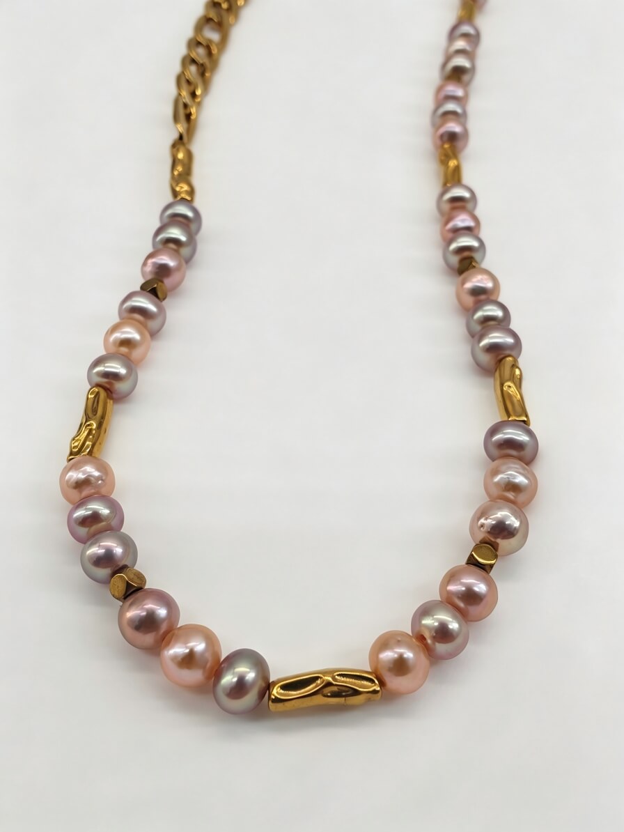 The Duo Link Mauve Pearl Strand