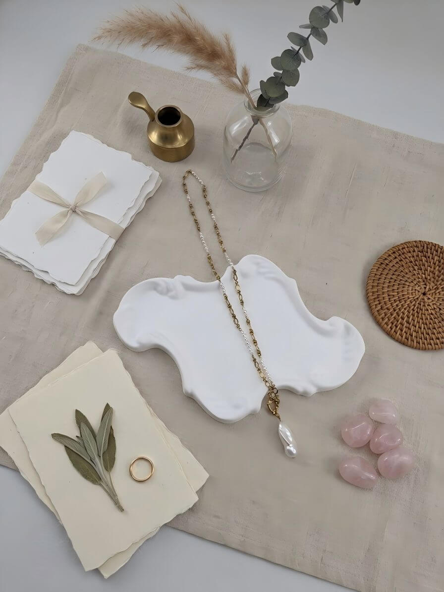 Aura Handcrafted Baroque Pearl Y-Necklace