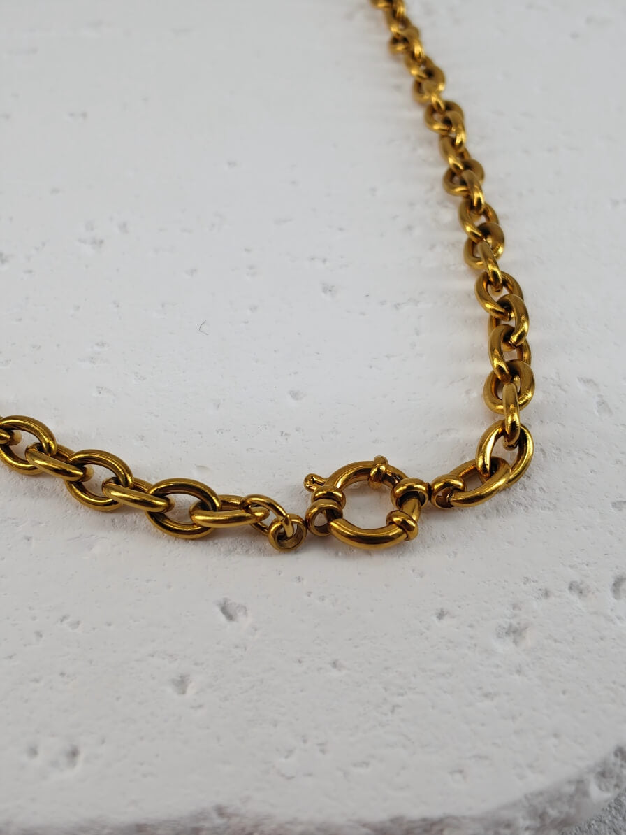 The Siren’s Wake • Handmade Keshi Baroque Pearl Statement Necklace