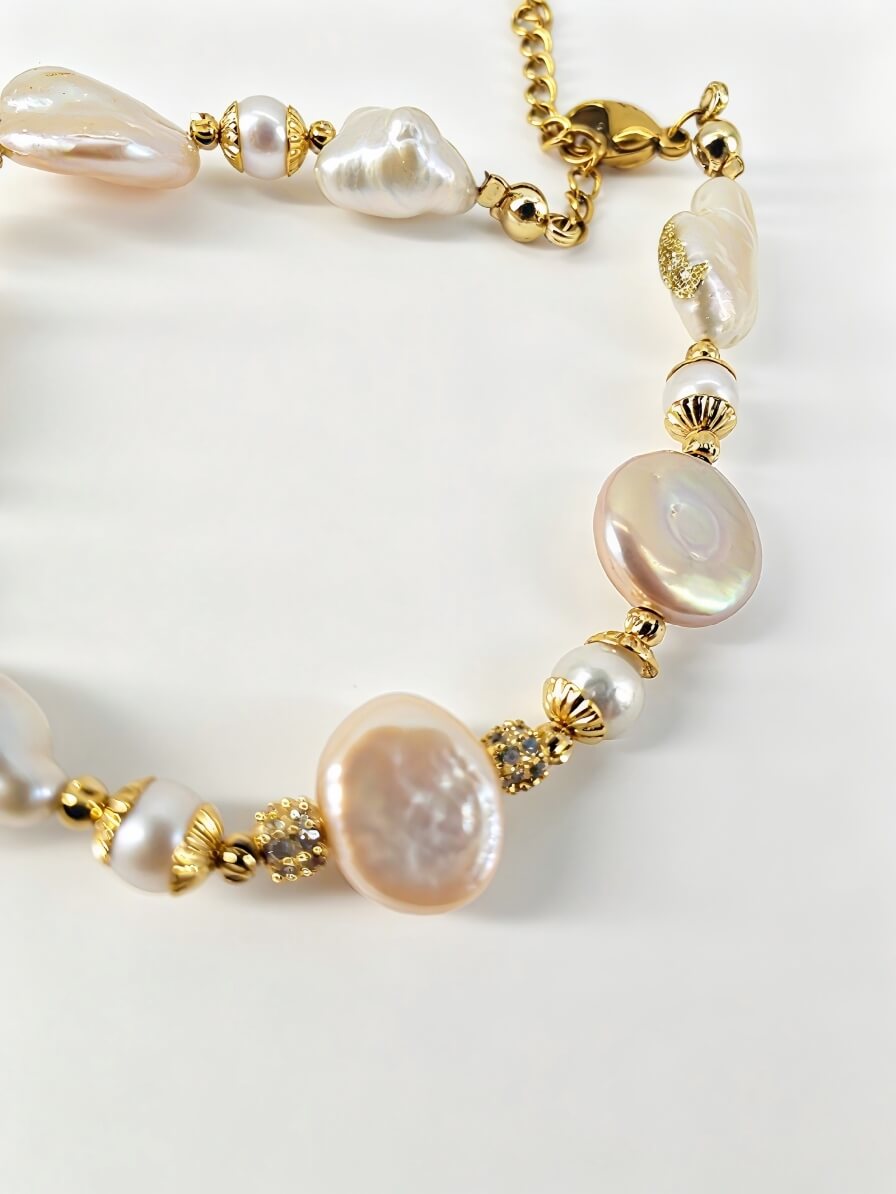 The Sweet Escape Baroque Pearl Charm Bracelet