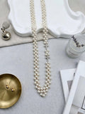 The Sacred Wave Woven Freshwater Pearl & S925 Silver Choker Necklace