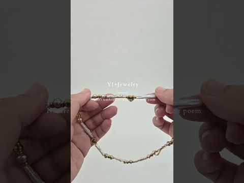 Amour Baroque – Handmade Pink Freshwater Pearl & Golden Heart Necklace