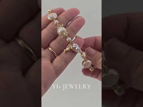 The Sweet Escape Baroque Pearl Charm Bracelet